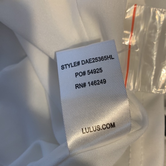 LuLu’s “Dance It Out” White Striped Pleated Halter Mini Shift Dress - Picture 10 of 12